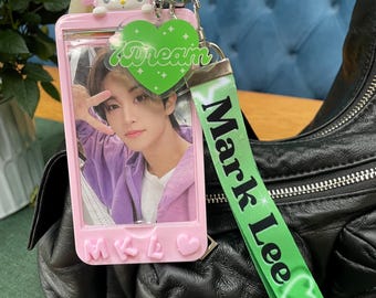 NCT Dream Love Club bag charms, lanyard keyrings and lightstick straps