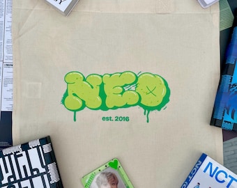 Neo NCT inspired tote bag (dream / 127 / wish / wayv)