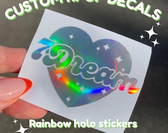 Red Velvet Decals | Logo and Signature | Vinyl Stickers | Joy