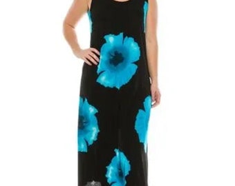 plus long sleeveless tank dress