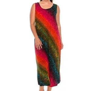 long sleeveless tank dress
