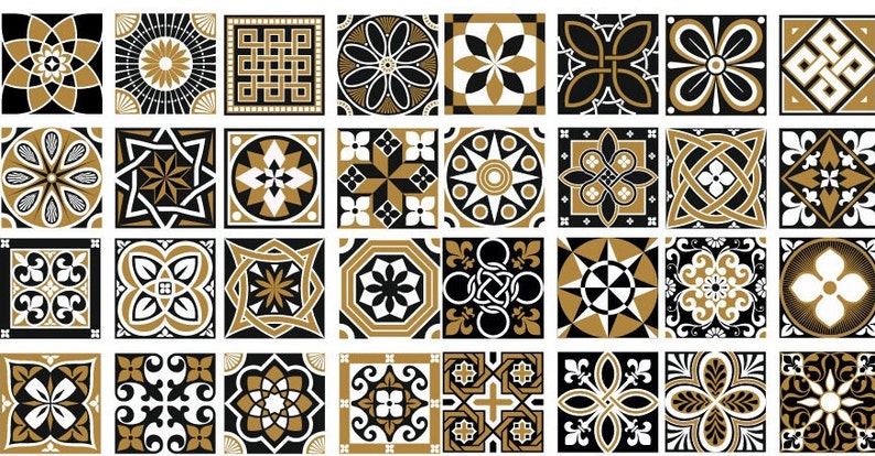 Seamless Geometric Patterns CDR File, Digital Ornaments Design, Graphic ...