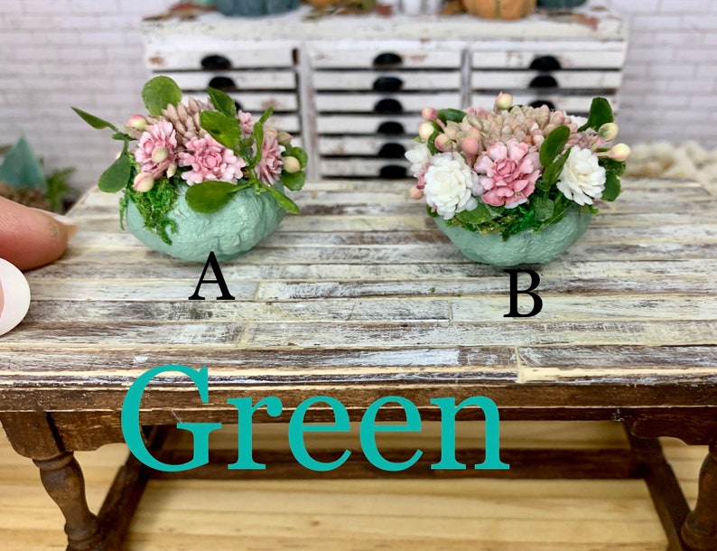 Miniature Dollhouse Fall Floral Pumpkins Decorations Etsy