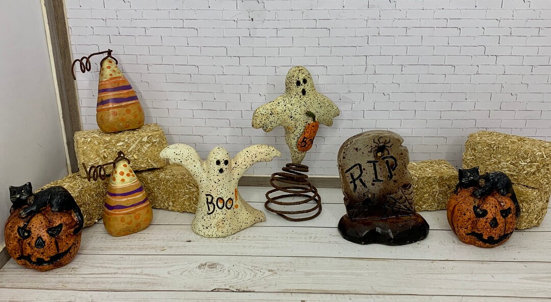 Miniature Halloween Decorations for Dollhouse, Mini Porch or Scene Fall