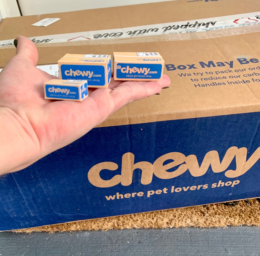 Miniature Doll House Pet Boxes/packages Scale 112 Miniature Etsy