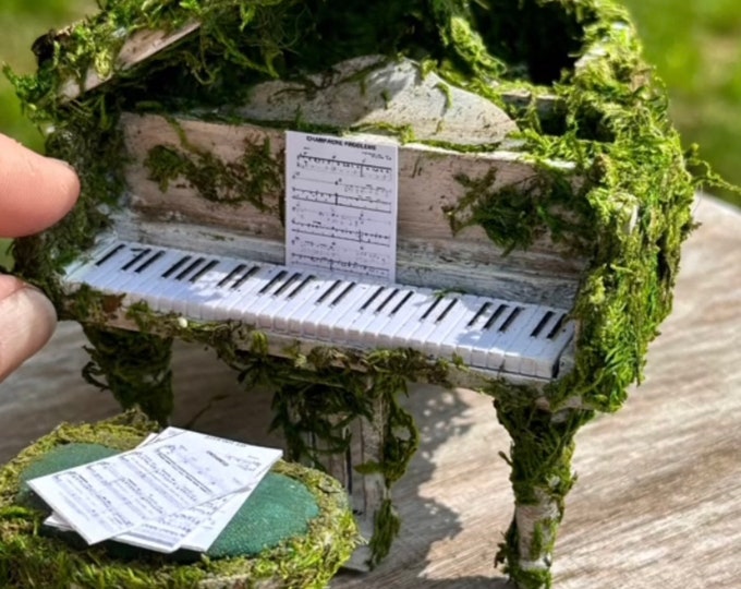 Miniature Dollhouse Eras Tour Mini Piano, Concert Keepsake, Folklore - Etsy