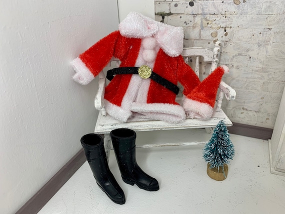 5 Pairs Mini Boots Plastic Child Santa Crafts Miniature Christmas
