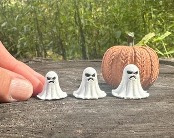 Miniature dollhouse Angry ghosts, Halloween miniature, dollhouse decorations, sold individually