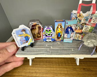 Zuru Mini Brands Toy Story collectibles, miniature toys, dollhouse accessories
