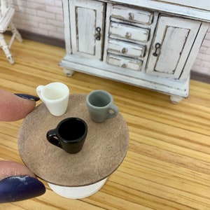 Miniature doll house coffee cups, miniature kitchen accessory