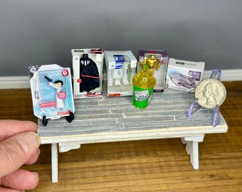 Disney Toy mini brands, Zuru Disney minis, miniature dollhouse Disney toys, Star Wars