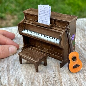 Miniature Dollhouse Painted Piano, Eras Tour Surprise Song Piano ...