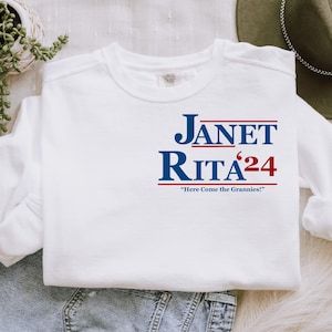 Bluey Janet & Rita 2024 Election-  Comfort Color Sweatshirt