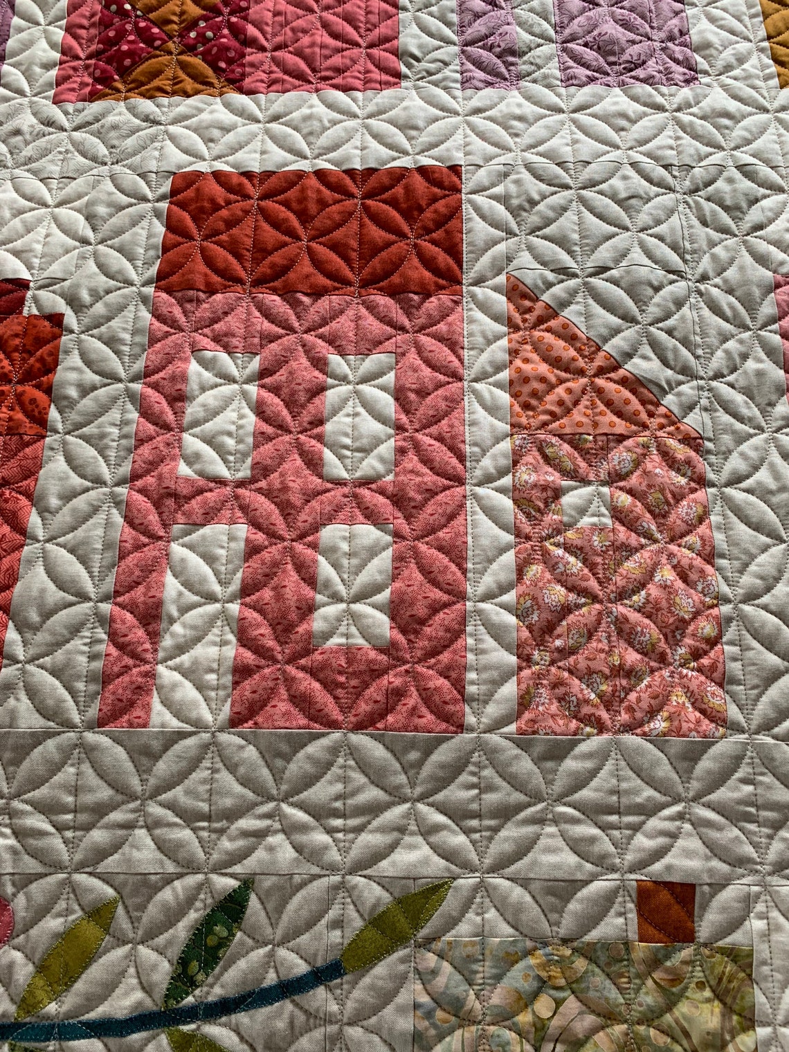 Summer Village a homemade quilt. Etsy