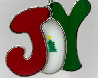 Joy Stained Glass - Etsy