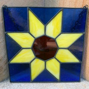 Quilt Squares in Glass