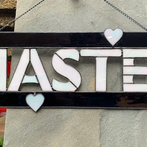 Custom Names in Stained Glass