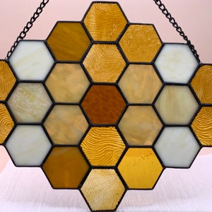 Stained Glass Bee Hive