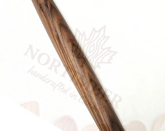 black walnut French rolling pin