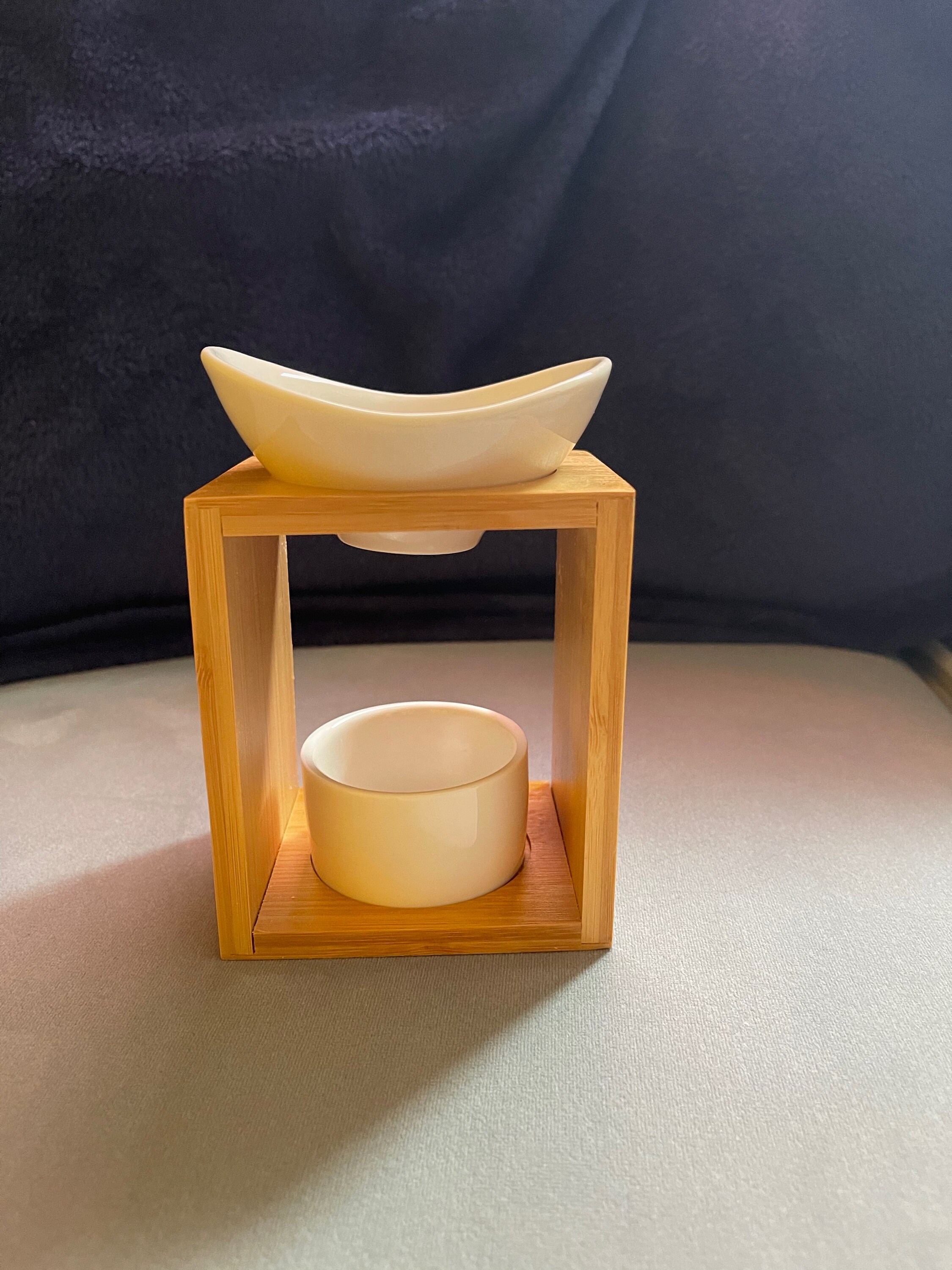 Stylish Wooden Wax Burner Wax Melts Wax Burner Set Wax Melt Etsy