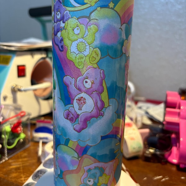 Bears  of the 80’s 20oz Insulated Care Bears Tumbler:
