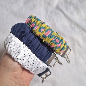 Handmade Scrunchie Wristlet Keychain: Arm Accessory image 1