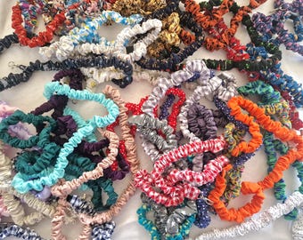 Scrunchie Lanyard: Stretchy ID Badge Holder with Safety Buckle