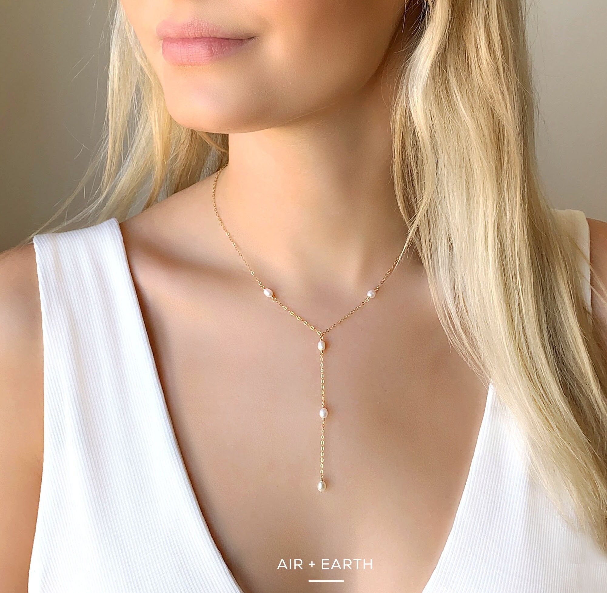 Short y sale necklace