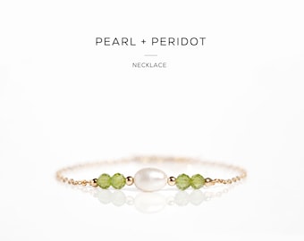 Peridot Necklace, Tiny Gemstone Pendant, Raw Crystal Necklace, Dainty Crystal Choker, Minimalist Gemstone August Birthstone, Gift For Her