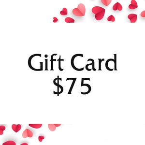 Tarjeta de regalo por 75 AUD, joyería de cristal minimalista, certificado de cupón, regalo de último momento para novia, pulseras y collares de piedras preciosas delicadas