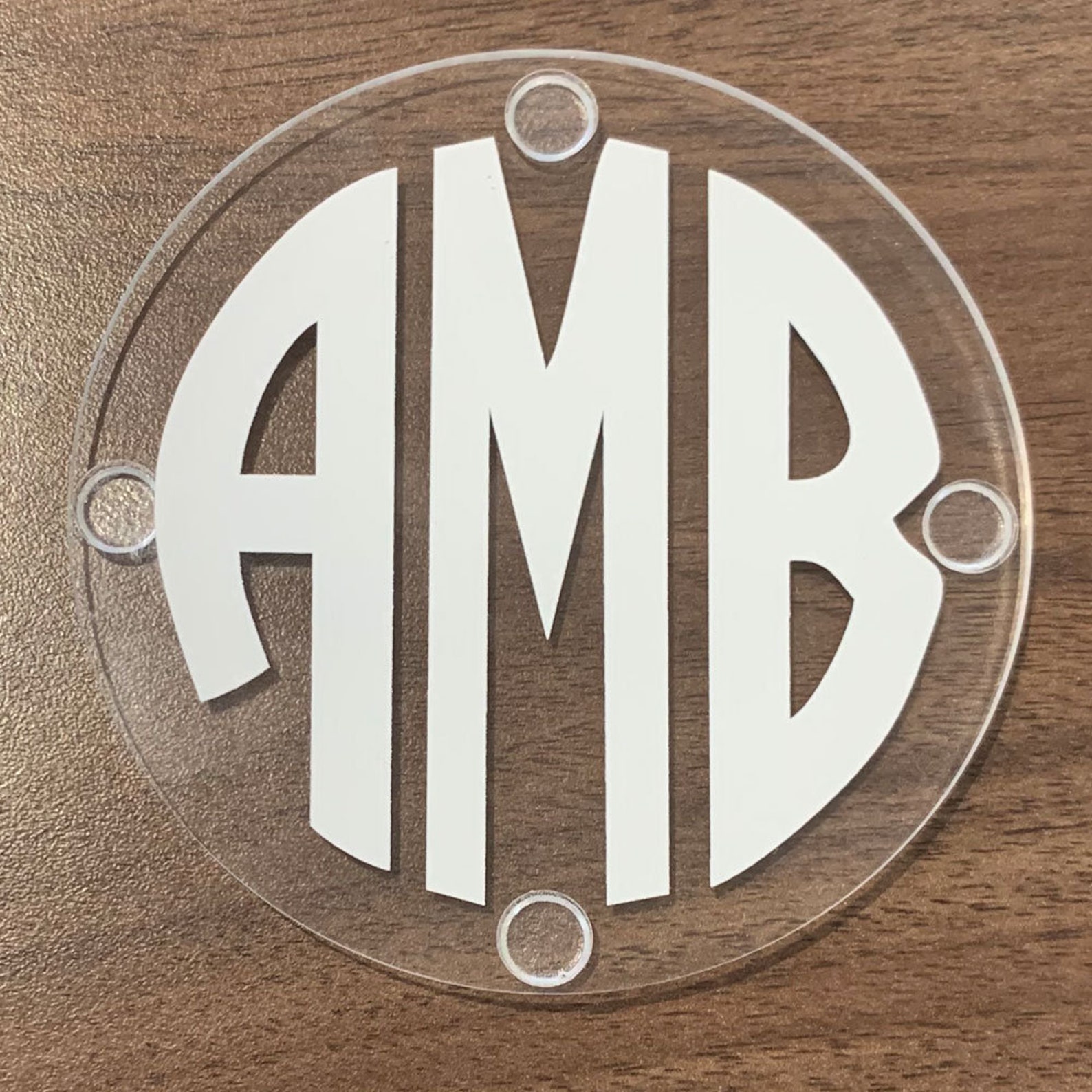 Custom & Blank Acrylic Coasters With Clear Bumpers Included Etsy