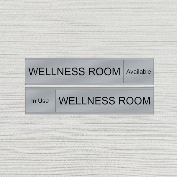 Wellness room in use sign etsy