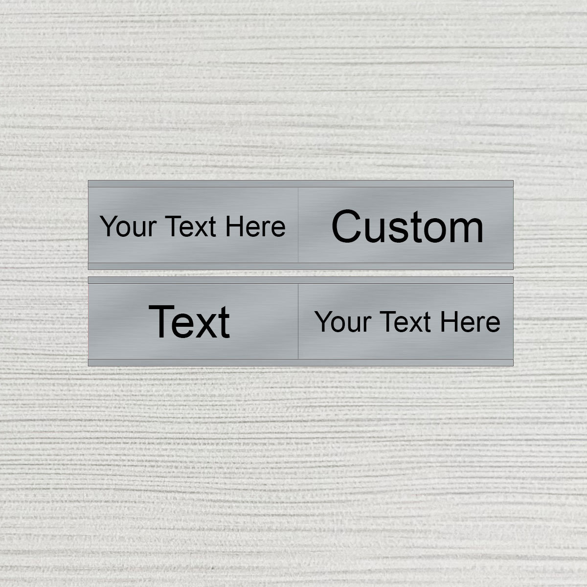 Custom Slider Nameplate Sign Etsy