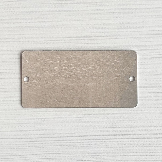 Etichette Vuote Rettangolari In Alluminio - Confezione Da 25 Pezzi - Dimensioni 5x3 Cm - Per Fai Da Te E Progetti - Foto 13