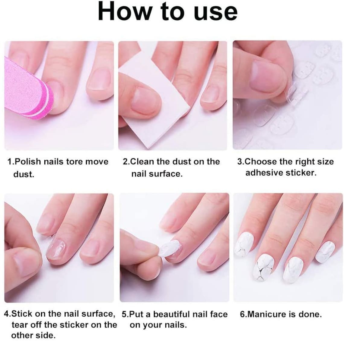 24 Nail Adhesive Tabs Nail Tabs Sticky Tabs for Press On Etsy