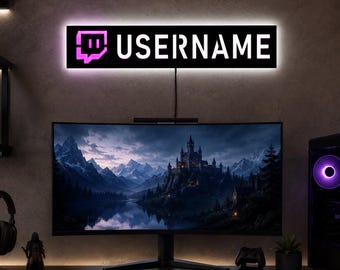 Gamer tag for twitch, Gamer tag neon sign, Gamer tag led, Gamer tag light, Gamer tag gift, Custom gamertag sign, Gamer tag night light
