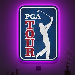 PGA TOUR ゴルフサイン 看板　おしゃれ PGA Tour Golf Aluminum Metal Sign | eBay