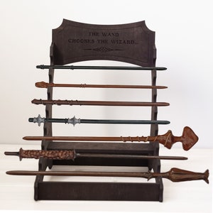 Wizard wand custom, Magic wand stand, Wizard wand holder, Wizard wand display, Wand wooden stand, Wand holder display, Magic wand wood