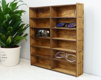 Wood Sunglass Holder, Sunglasses Stand, Sunglasses Shelf, Eyeglasses Organizer, Eyeglasses Rack, Glasses Stand Wood, Eyeglasses Stand Holder