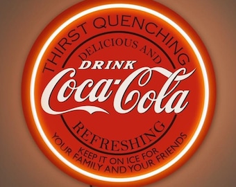 Coca Cola led sign, Coca Cola logo, Coca Cola neon sign, Coke neon sign, Coca Cola gift, Coca Cola wall art, Coca Cola decor, Coke decor