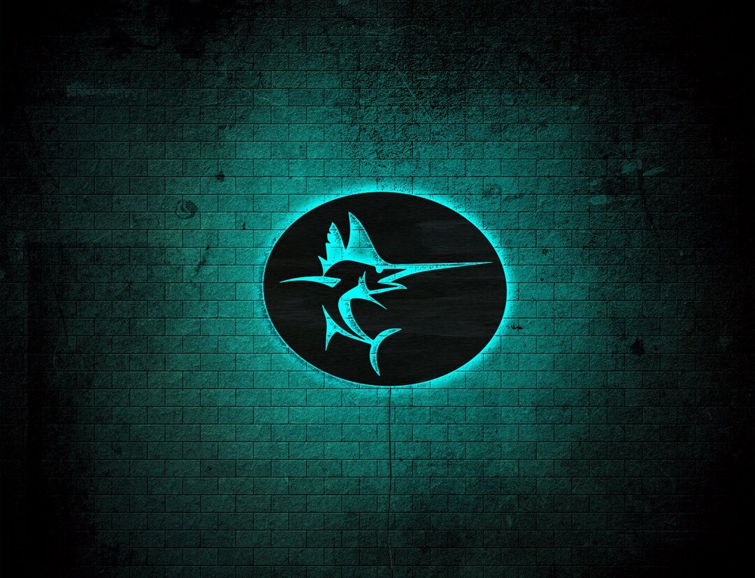 Fish Neon Sign Fish Led Sign Fish Led Lamp Fish Night Etsy