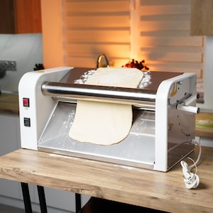 Electric Dough Sheeter, Dough Roller Machine for Pizza Pasta Pastry, Dough Sheeter 19 inch, Bakery Dough Rolling Machine,Pizza Pastry roller