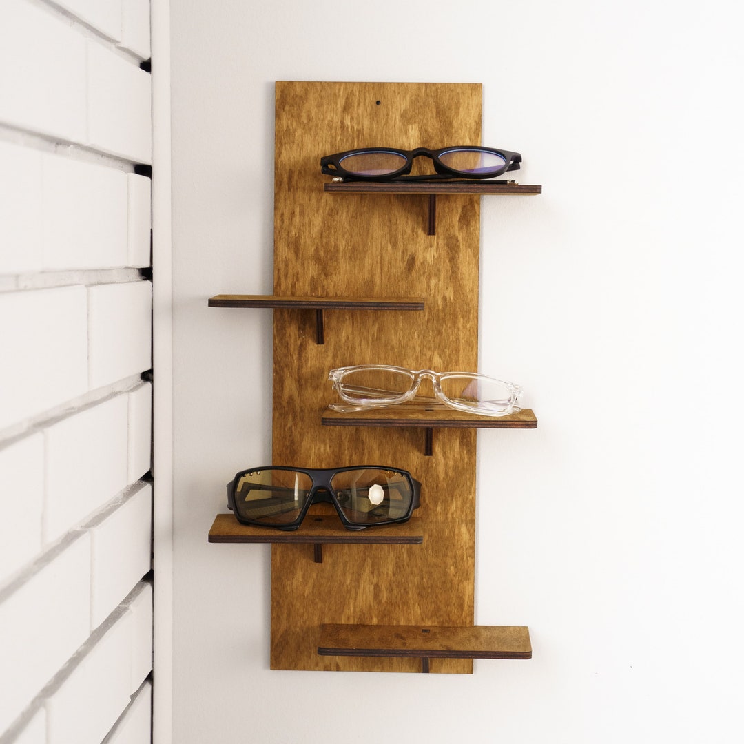 Sunglasses Shelf, Floating Shelf, Eyeglasses Rack, Sunglasses Shelf, Eyeglasses Storage