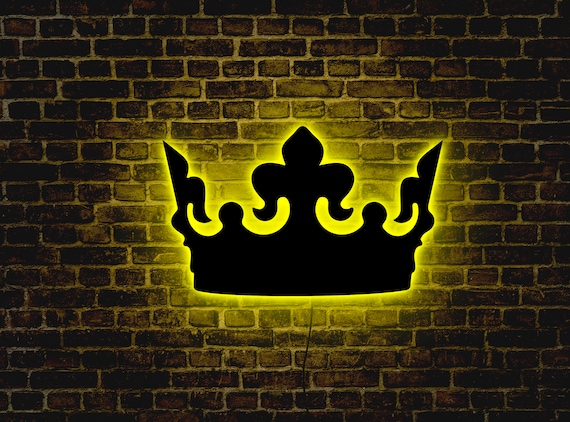 Neon light crown deals