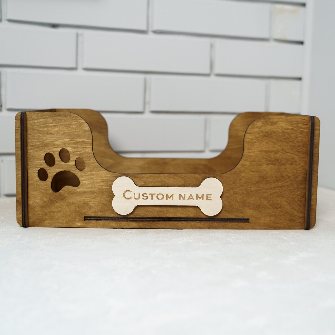 Custom Dog Toy Box, Dog Toy Box Personalized, Dog Toy Box With Lower Front, Dog Toy Basket Small