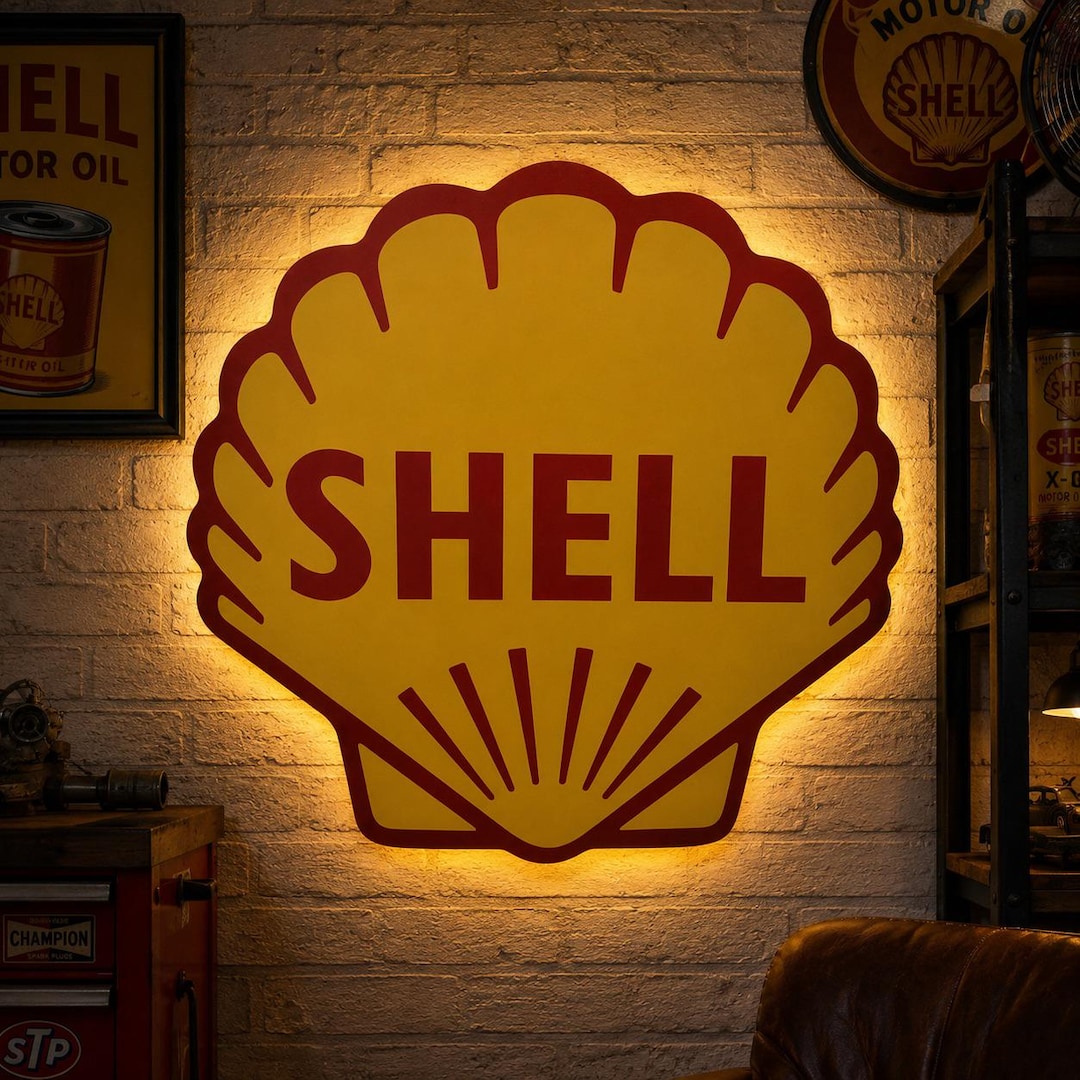 その他 Vintage Shell Oil l Sign s-l1200.png
