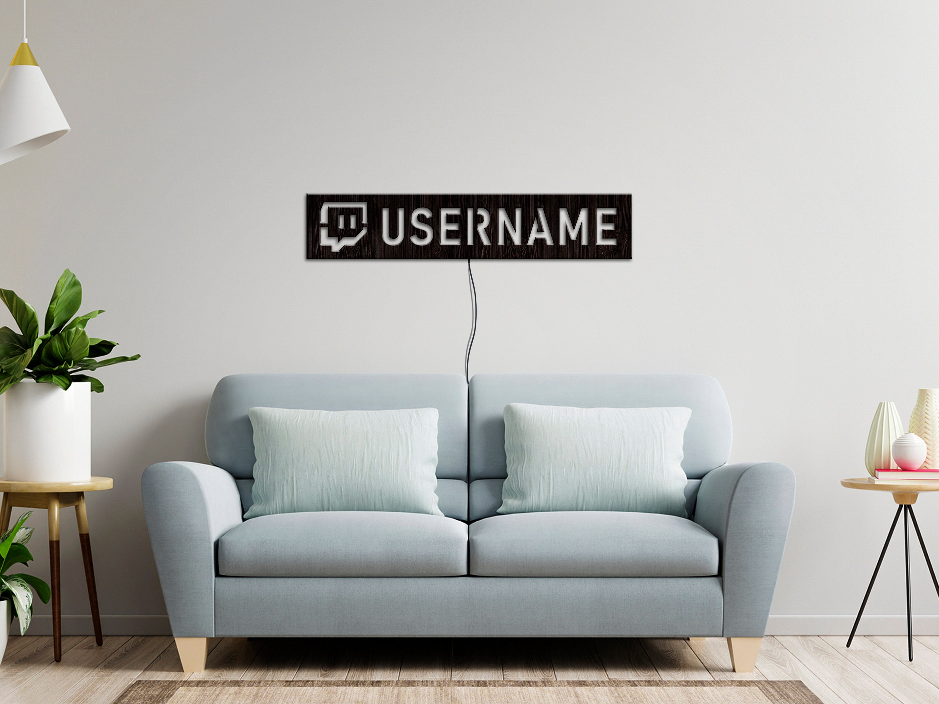 Gamer tag for twitch Gamer tag neon sign Gamer tag led Etsy