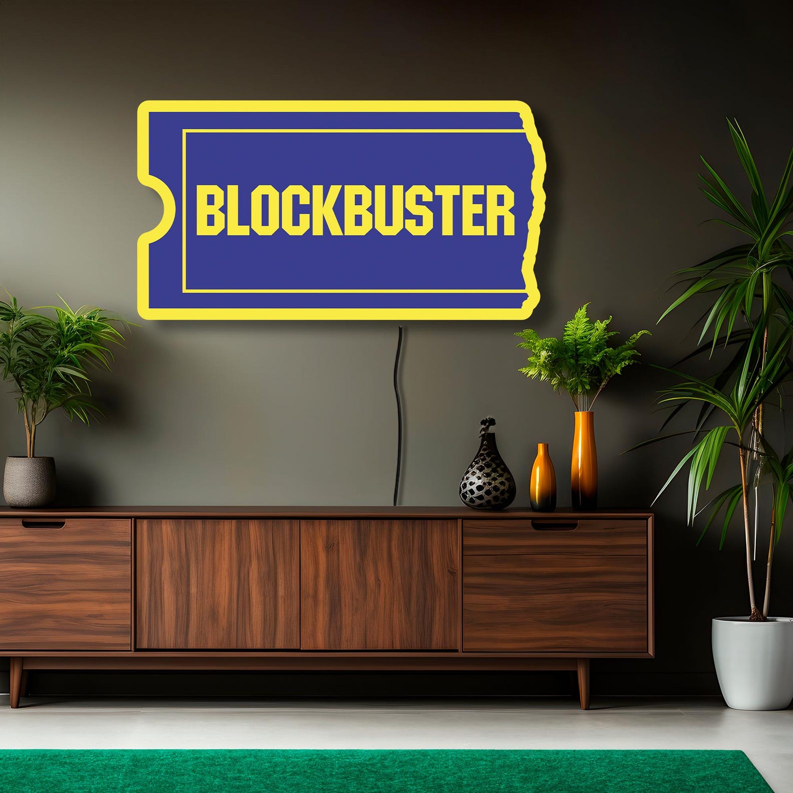 Blockbuster Led Sign Blockbuster Led Sign, Blockbuster Logo, Blockbuster Neon Sign, Home ...