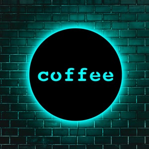 Coffee neon sign, Coffee neon lights, Coffee wall art, Coffee wall decor, Coffee bar neon sign, Coffee led sign, Coffee bar neon