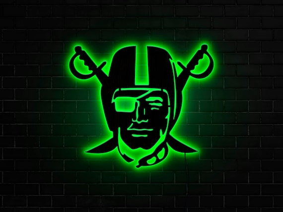 Las Vegas Radiers LED Backlit Sign NFL Football Wall Decor 
